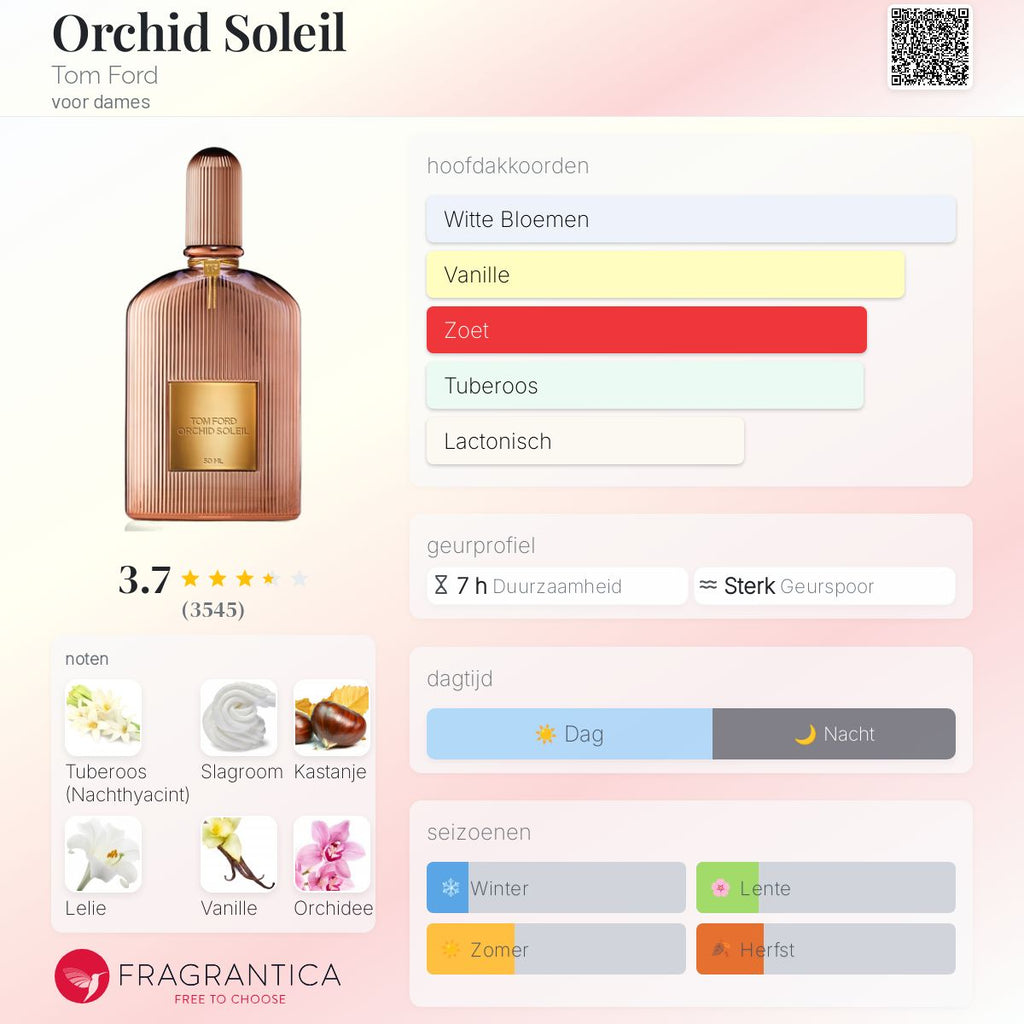 TF ORCHID SOLEIL EAU DE PARFUM 100ml Dames Geur